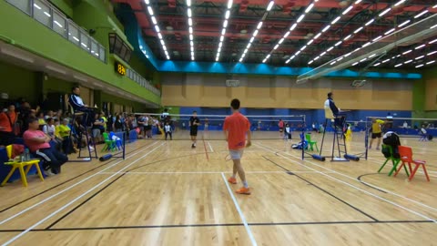 2019中銀香港全港羽毛球錦標賽 中級組 男單 吳英倫 vs 龐立仁 第二局 8 10