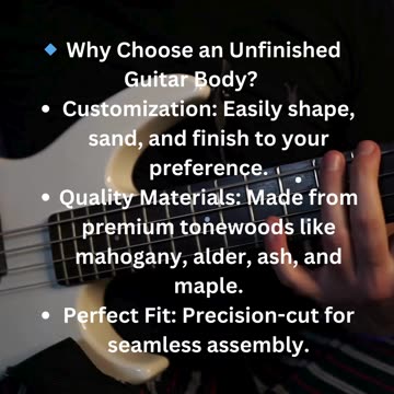 Pre Cut Guitar Bodies – Craft Your Dream Guitar!
