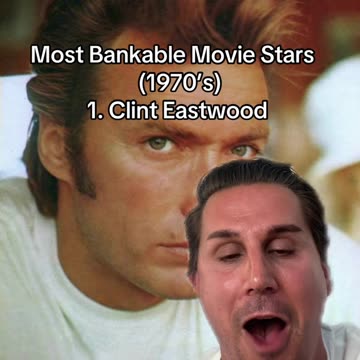 CLINT EAST WAS THE BIGGEST STAR OF THE 70s