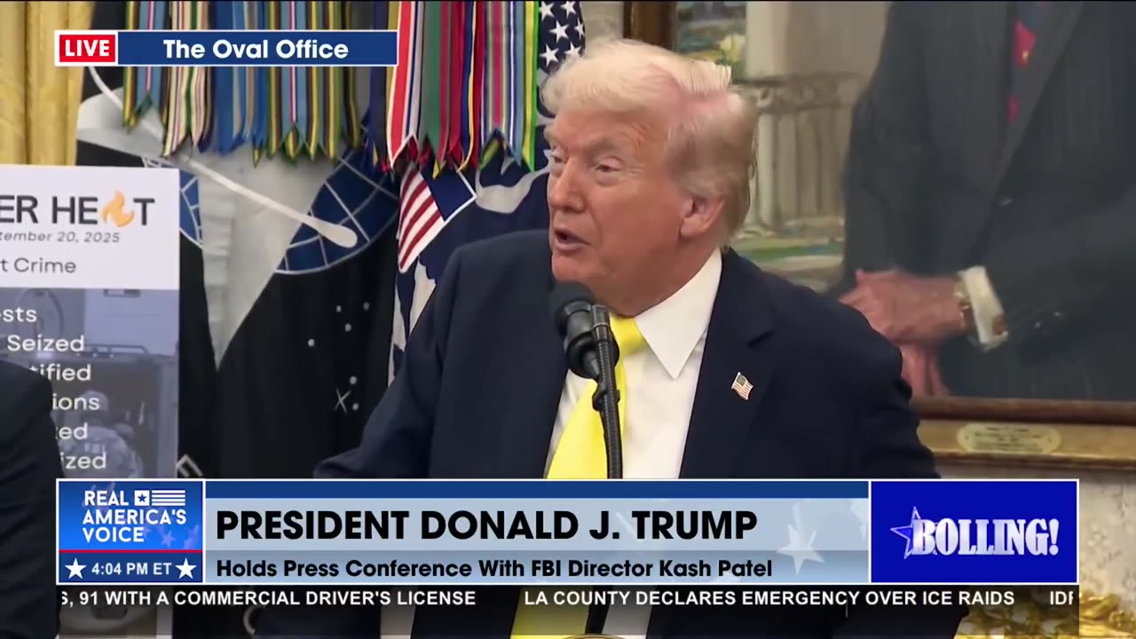 POTUS ON VENEZUELAN DRUG BOATS