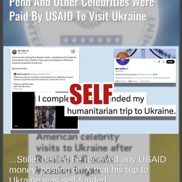 Fact Check: E! News Did NOT Report Stiller, Jolie, Penn, Other Celebs Paid By USAID To Visit Ukraine