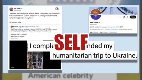 Fact Check: E! News Did NOT Report Stiller, Jolie, Penn, Other Celebs Paid By USAID To Visit Ukraine