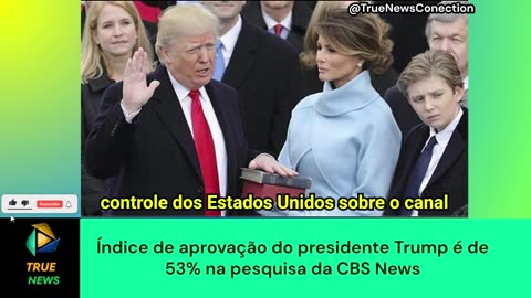 Índice de aprovação do presidente Trump é de 53% na pesquisa da CBS News