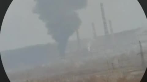 A strike was carried out on the Slavyansk