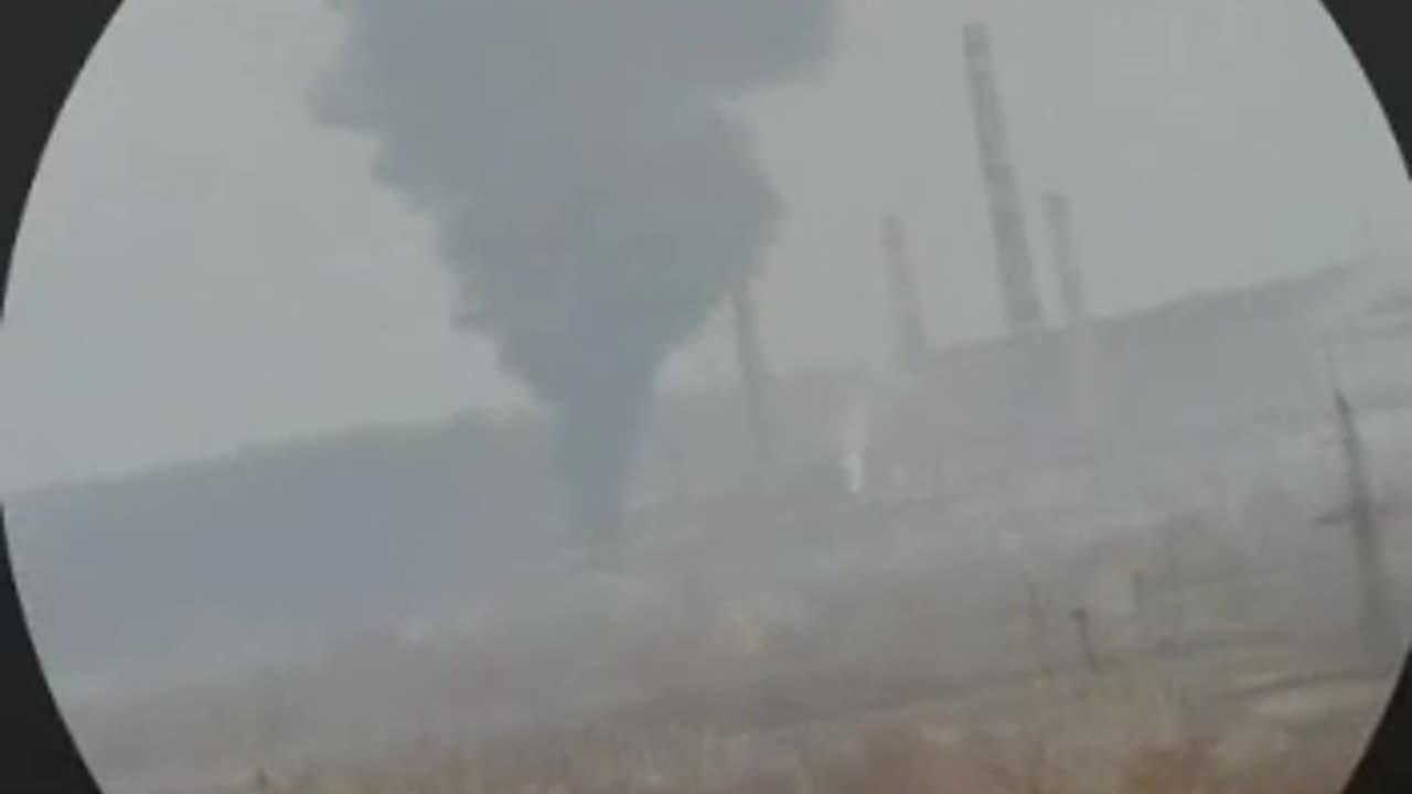 A strike was carried out on the Slavyansk