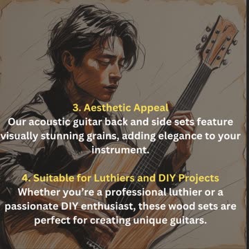 Crafting Perfection with Acoustic Guitar Wood Sets