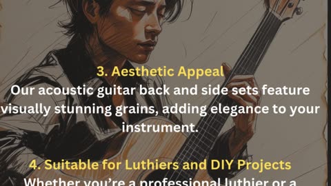 Crafting Perfection with Acoustic Guitar Wood Sets