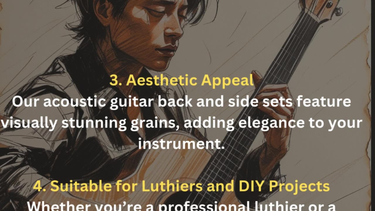 Crafting Perfection with Acoustic Guitar Wood Sets