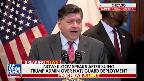 PRITZKER: "Trump & the thuggery that his agents have brought has actively made us less safe."
