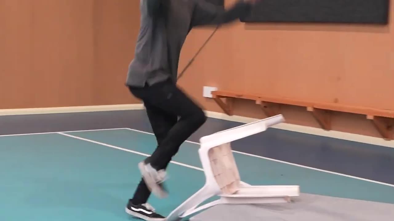 He will win Musical Chairs at all costs 😂