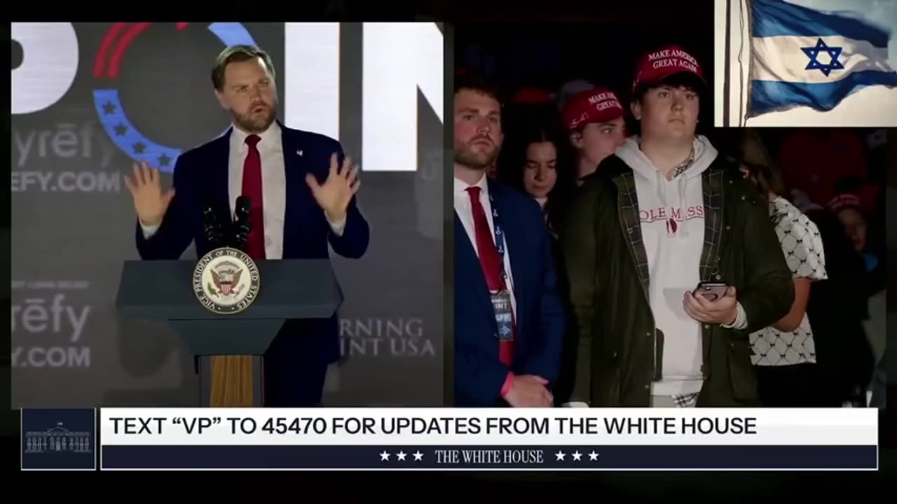 Student leaves JD Vance surprised after asking why the U.S. continues to fund Israel