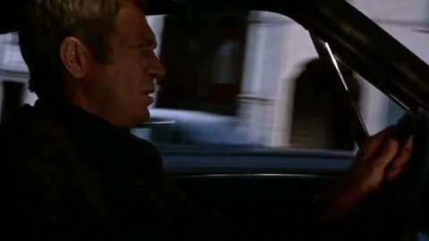 Car Chase, From Bullitt, 1968, Steve McQueen,