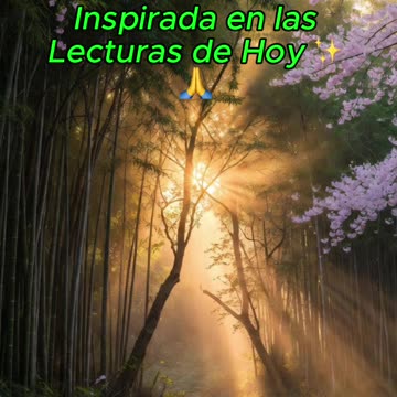 🙏✨ Oración Inspirada en las Lecturas de Hoy ✨🙏