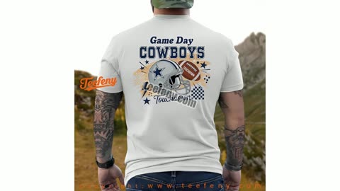 Dallas Cowboys Game Day Touchdown Graphic Shirt Women