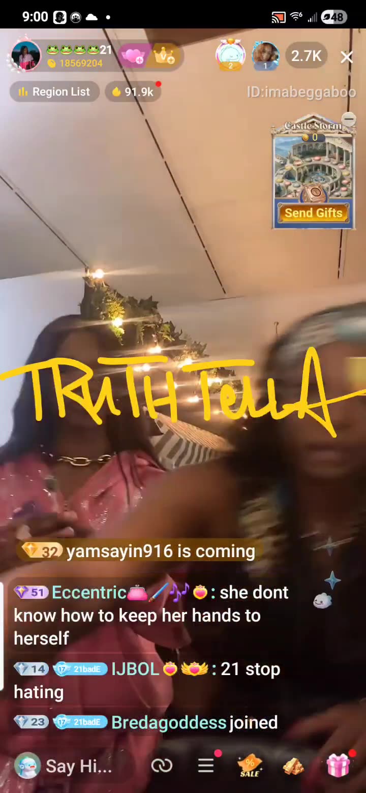 21BADBITCH FIRST FIGHT IN MESSY MAJ CONTENT HOUSE SEASON 2