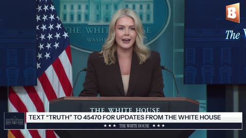 LIVE: Trump Press Secretary Karoline Leavitt Holds Press Conference at White House...