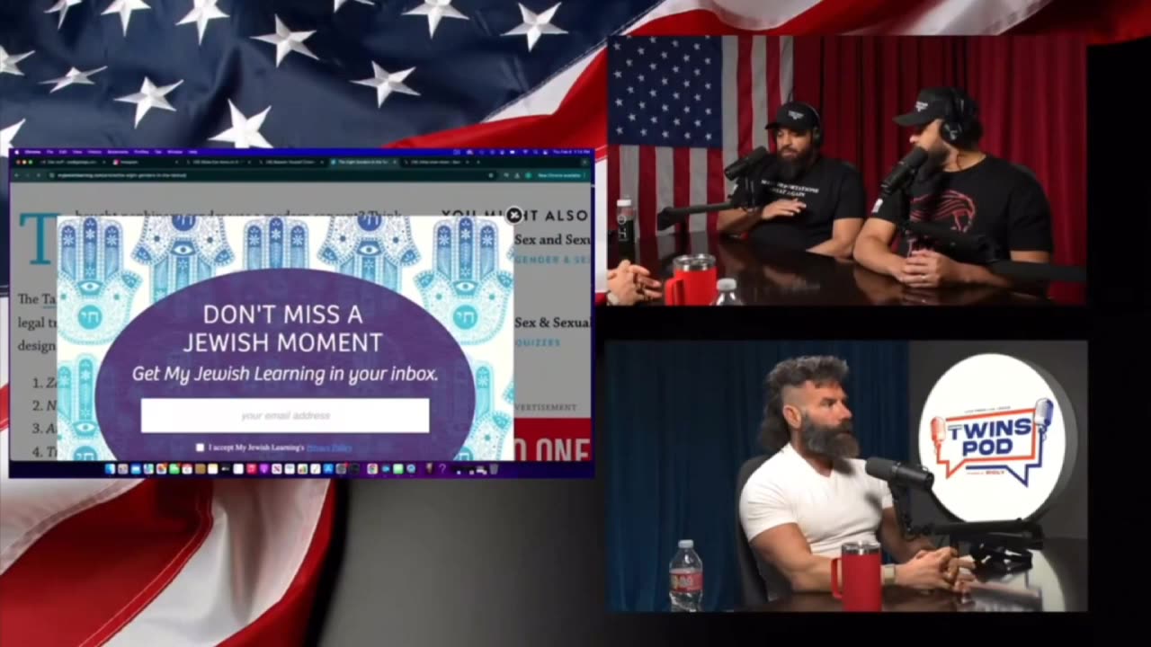 “ Bilzerian dropping massive truth bombs about jewish supremacy evil.”