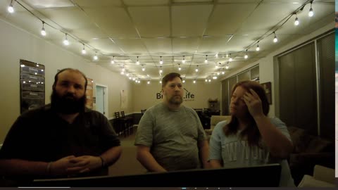 Bible reading, gaming, then close w/ prayer