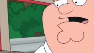 Peter Griffin sees a campaign ad