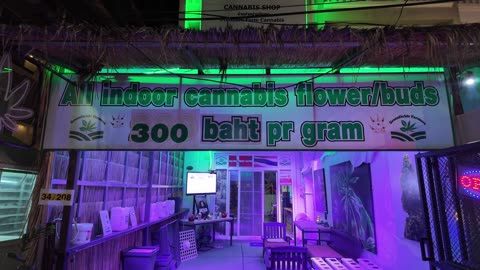 Greenfields Cannabis Store In Hua Hin Thailand