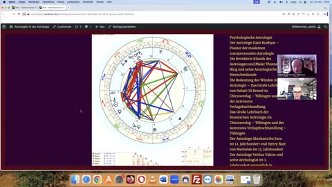 Angewandte Astrologie mit Privatdozent Dr. Gustav Adolf Schoener