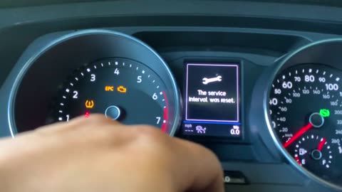 2021 VW Tiguan - Inspection and Maintenance Reset