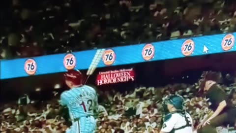 Schwarber absolutely crushes one