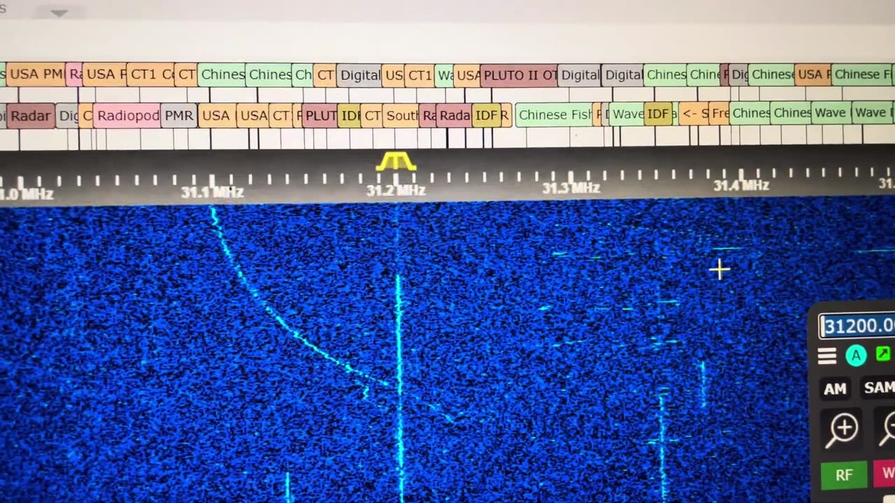 31.320 - POCSAG Paging Signals VHF Low Band Unknown Source [G8JNJ SDR] 13 June []