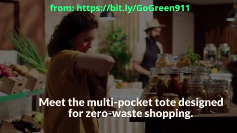 Eco-Warrior Approved - This Multi-Pocket Tote Changes Zero-Waste Shopping Forever