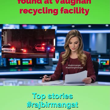 Police investigating after human remains found at Vaughan recycling facility