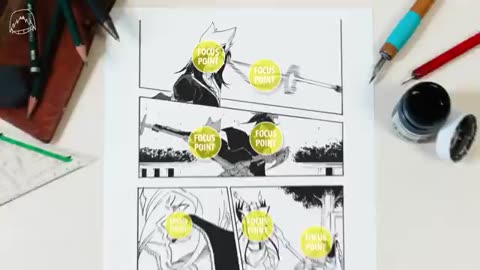 How to draft and panel MANGA PAGES _ DrawlikeaSir