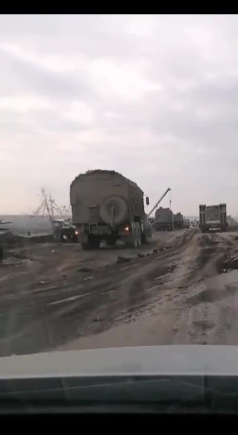 Russians Tow Away Any and Everything Left on the Battlefield in Hopes of Fielding Something