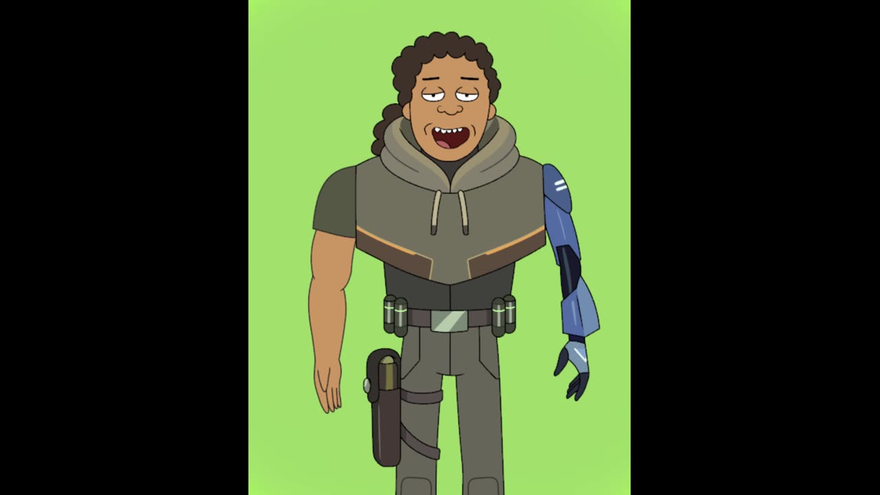 Rick & Morty Avatar Experiment – Quick Animation Test Clip002