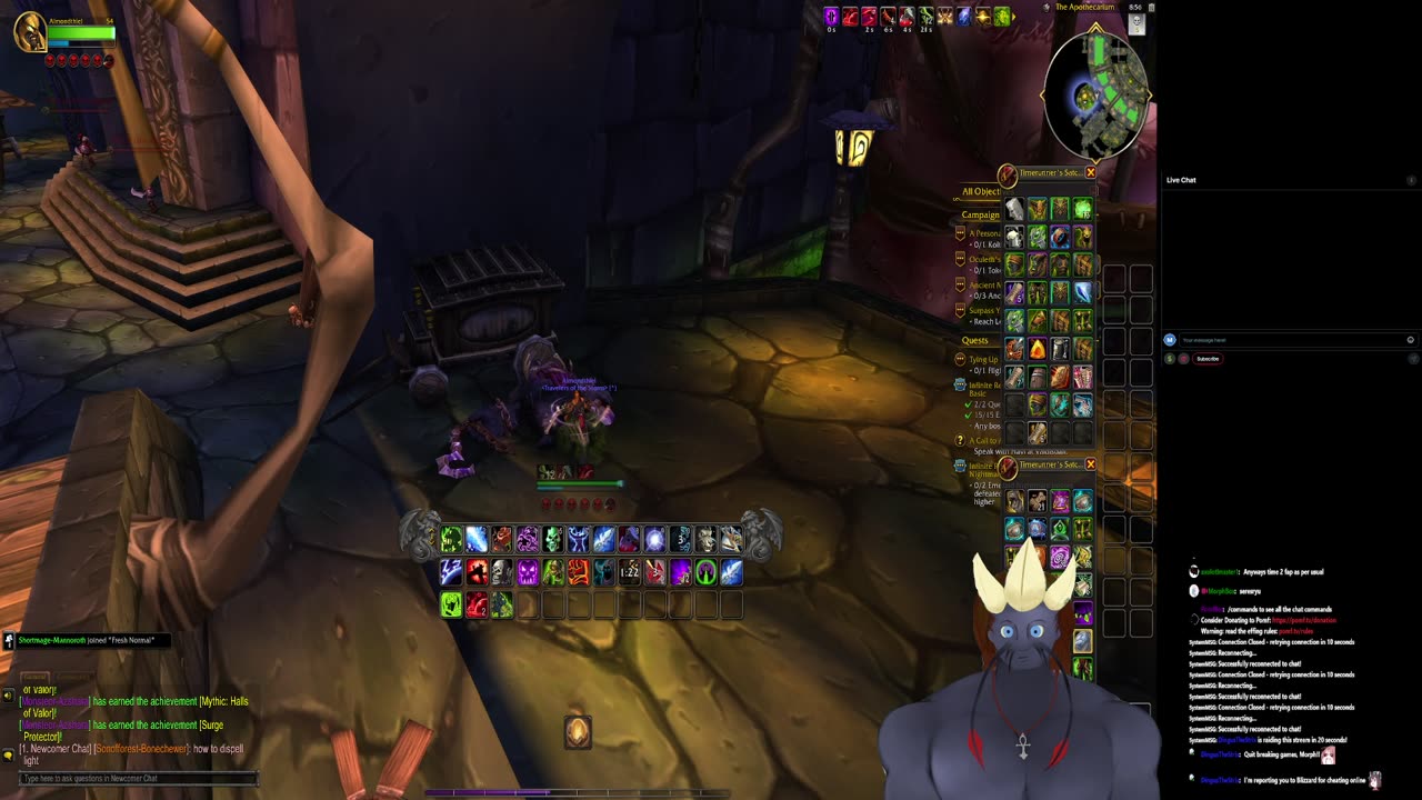 Art stream and WOW Legion Remix later
