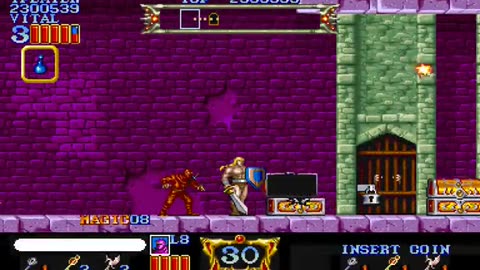 Arcade Longplay 380 Magic Sword - Heroic Fantasy