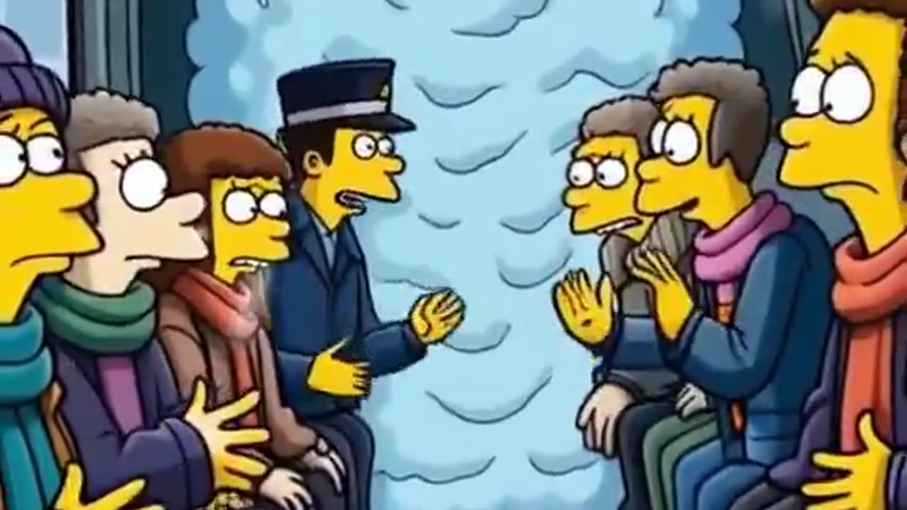 Oh Boy!!! Are The Simpsons predicting the extreme weather coming and lockdowns? 💥🌨️⛄️⚡️