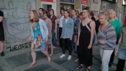 Liberal women in action. We need to reopen psychiatric hospitals.