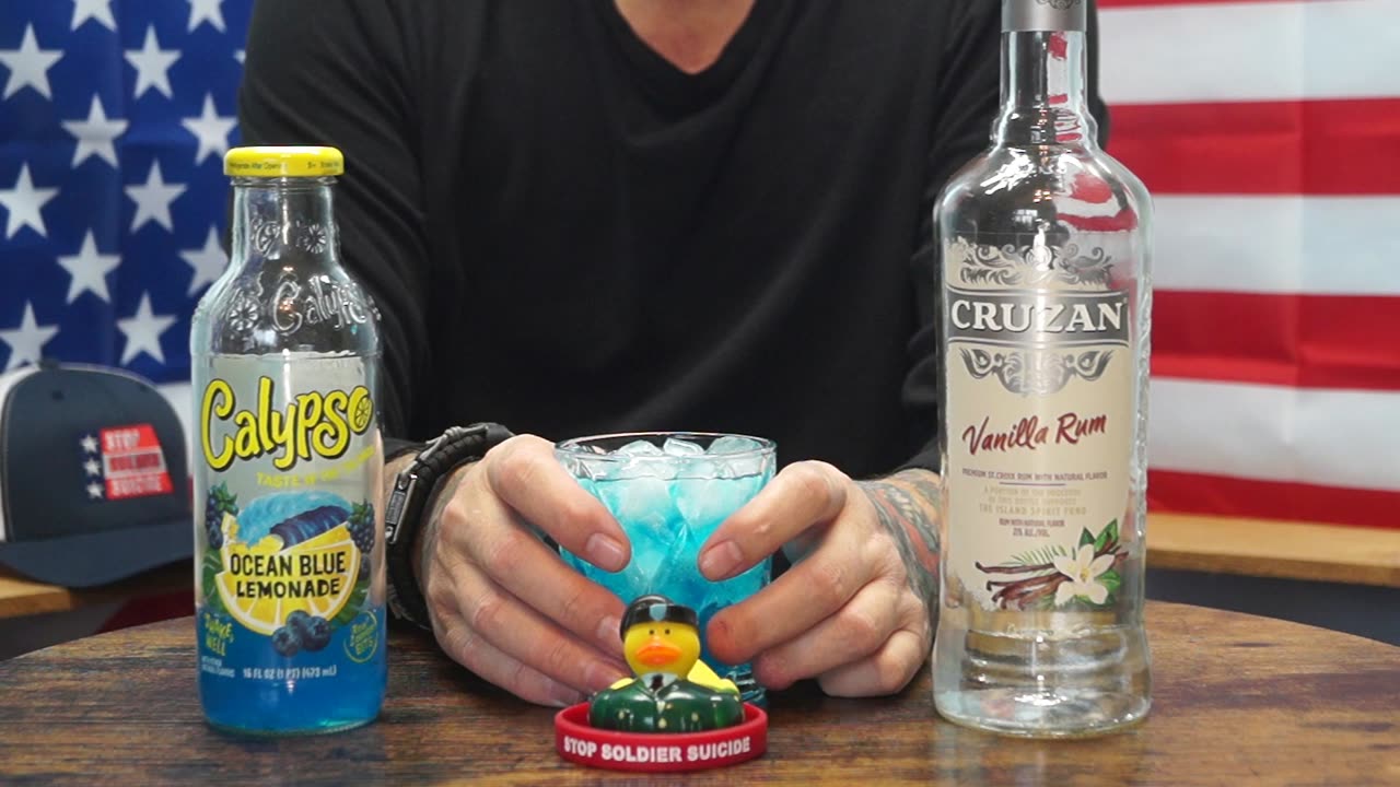 Donald McKinney - Cruzan Vanilla Rum & Calypso Ocean Blue Lemonade