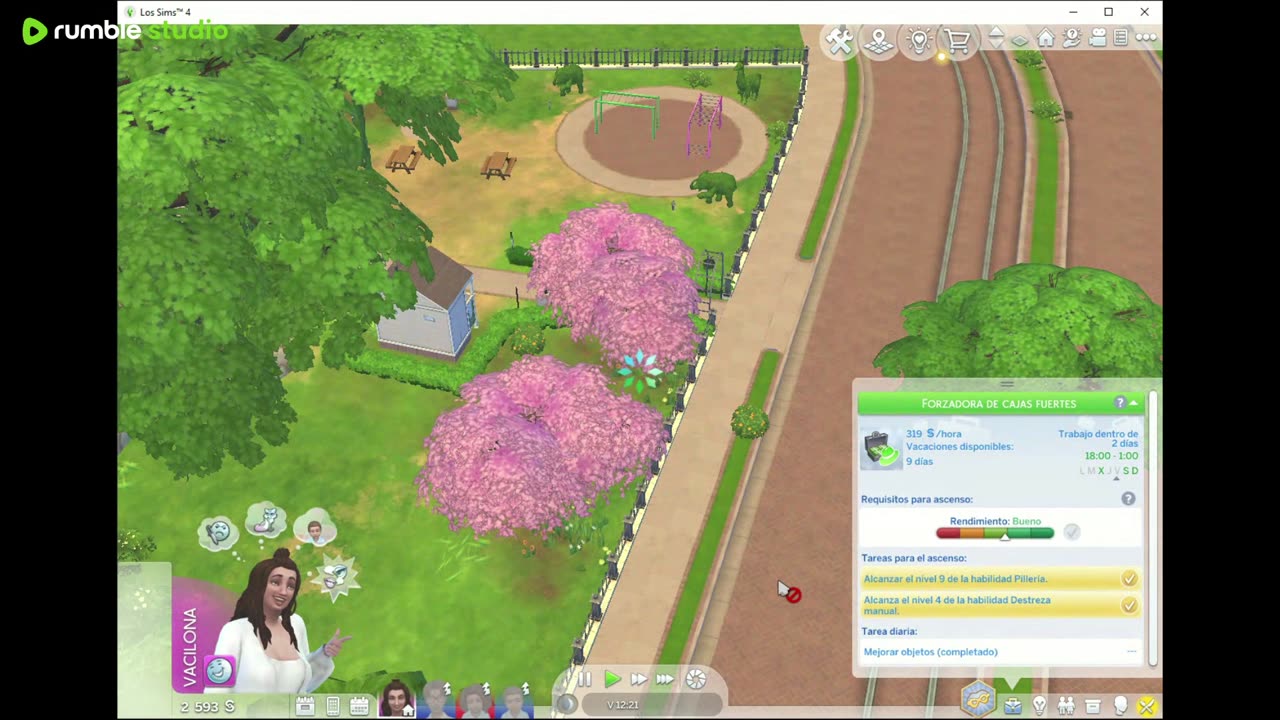 Sims 4 reto florear sim