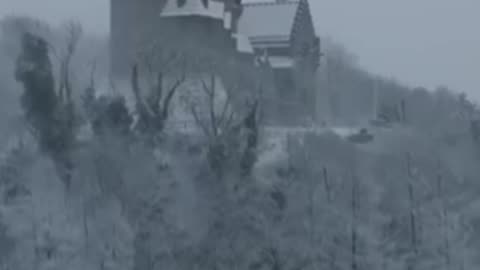 The Wallace Monument in Winte