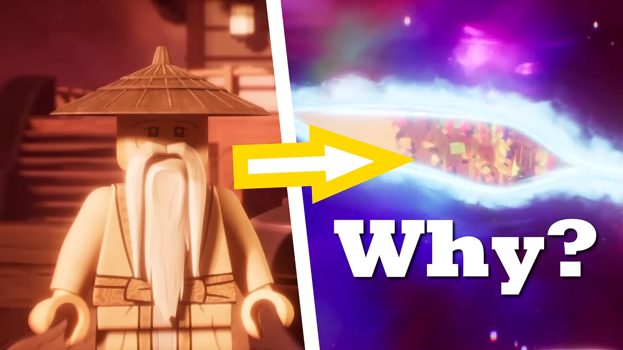 Why did the Merge happen in Ninjago Dragons Rising?
