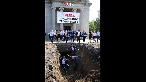 TPUSA FALLS INTO ITS OWN SEWER!