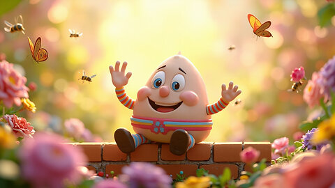 Humpty Dumpty Had a Great Fall! 🥚😂 | Nursery Rhyme for Kids