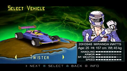 Twisted Metal - Head-On - Route A Twister (Miranda Watts) Playthrough