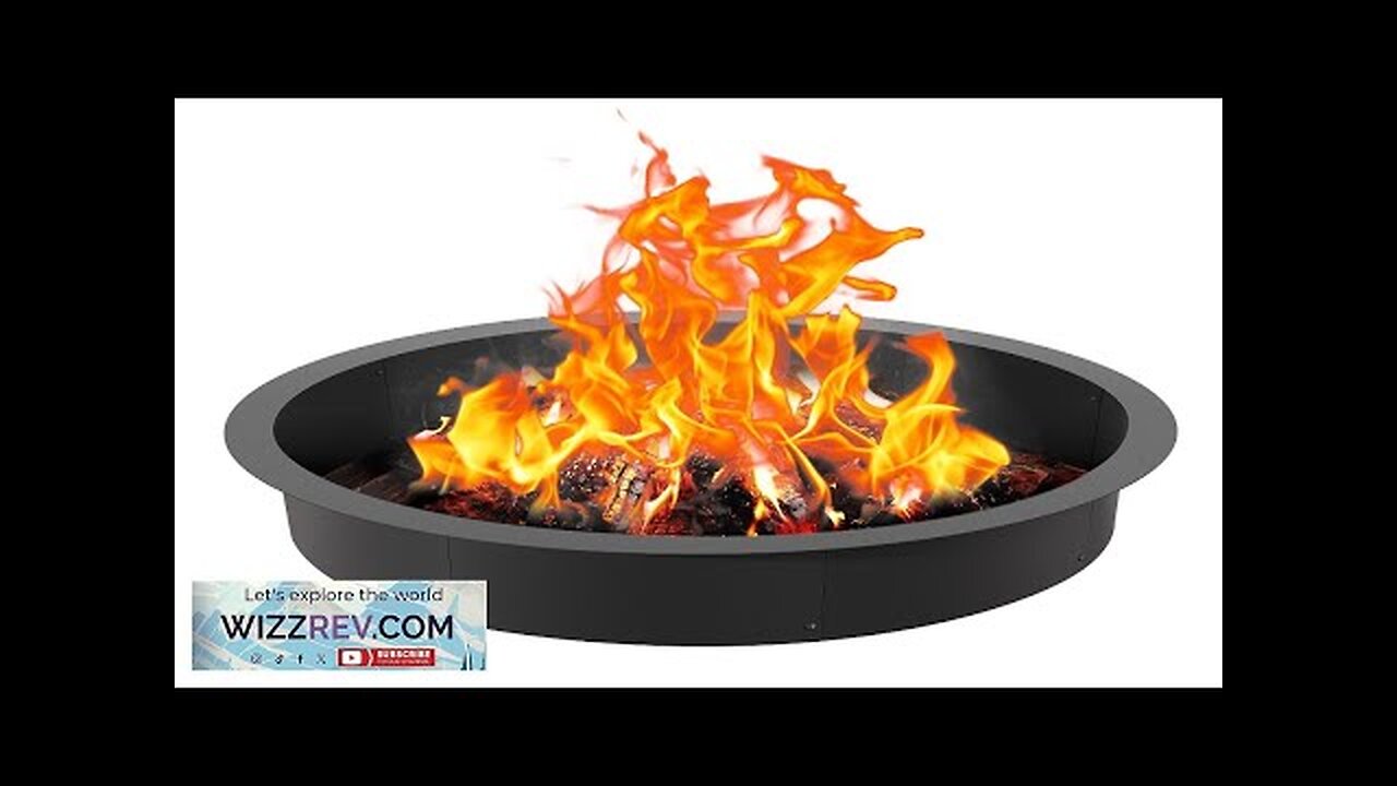 VEVOR Fire Pit Ring Round 40” Outer 36” Inner Steel Liner DIY Review