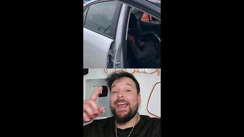 Perrito hace berrinche y no se quiere bajar del auto 😅