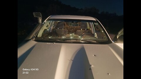 The injured person in the attack: A conscious 18-year-old with a gunshot wound