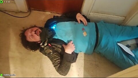 ⚠️🛑⚠️ (CLIP) ZADDY ZAVID (KICK)ASSESSES THE DAMAGE W/SCRUBS & BLACKASSDAVE @ MOLD MANSION 1-26-26