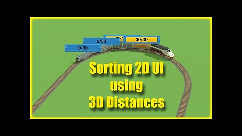 Sorting 2D UI using 3D Distances in #godot #redot #gamedev #ui #tutorial