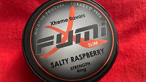 FUMI Salty Raspberry Nicotine Pouches Review
